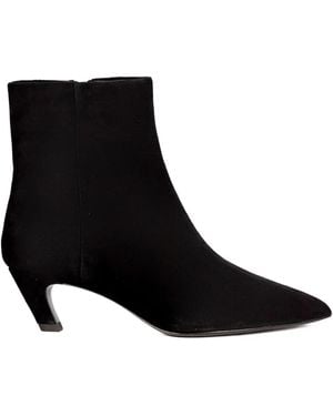 Ash 50mm Vicky pointed boots - Schwarz