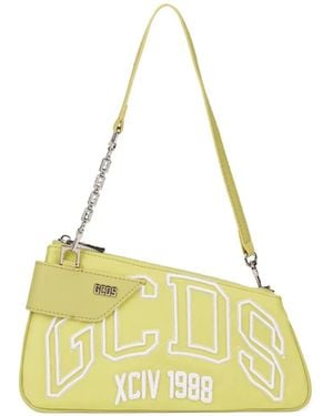 Gcds Comma Notte Shoulder Bag - Metallic