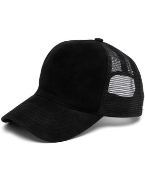 James Perse Suède Truckerpet - Zwart