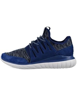 adidas Tubular Radial Lace-Up Trainers - Blue