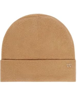 Weekend by Maxmara ロゴ ビーニー - ナチュラル