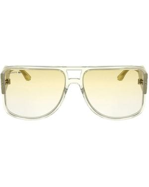 Lacoste Square-Frame Sunglasses - Neutro