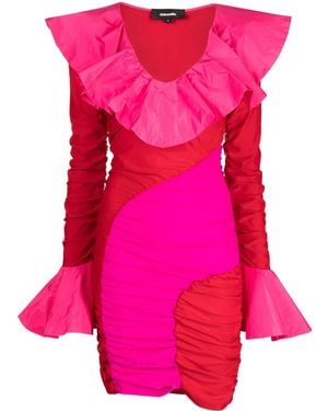 Ahluwalia Vestido corto Rosie - Rosa
