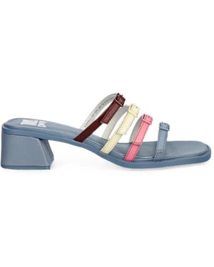 Camper Twins Sandalen Mit Blockabsatz - Weiß