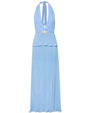 Baobab Merida V-Neck Maxi Dress - Blue