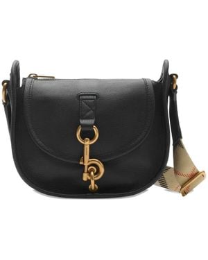 Burberry Mini B Clip Cross Body Bag - Black