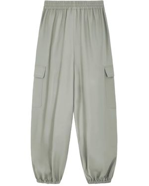 Max Mara Cargo-Pocket Trousers - Grey