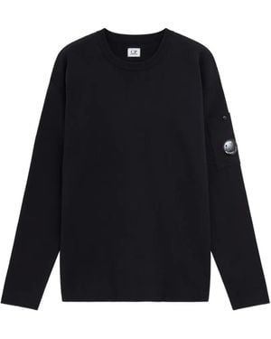 C.P. Company Lens-Detail Pocket Jumper - Blue