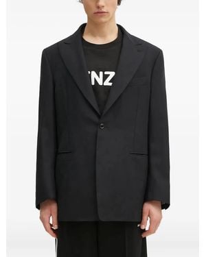 Needles Blazer Met Enkele Knoop En Lange Mouwen - Zwart