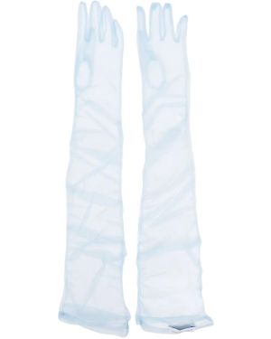 Ioana Ciolacu Sheer-Finish Gloves - White