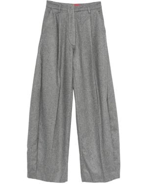 Thelatest E-Billie Pleated Pants - Gray