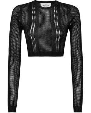 Philipp Plein Knitted Tank Top - Black