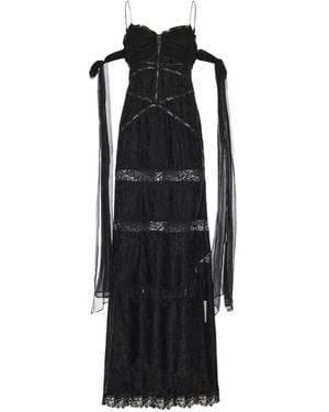 For Love & Lemons Rita Lace Maxi Dress - Black