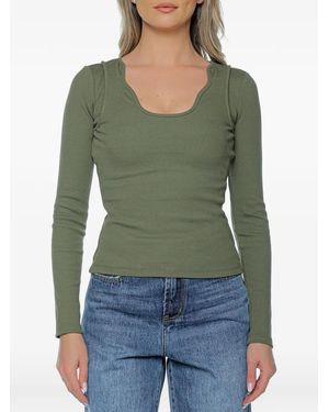 One Teaspoon Renegade Long-Sleeve T-Shirt - Green