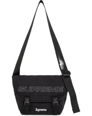 Supreme Borsa A Spalla Denim - Nero