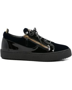 Giuseppe Zanotti Frankie zip-detail sneakers - Schwarz