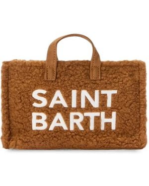 MC2 Saint Barth Mini Teddy Phone Crossbody Bag - Brown