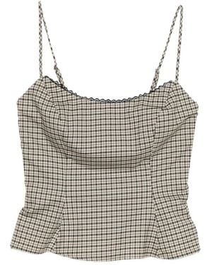 Reformation Genevieve Top - Grey