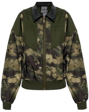 adidas Eqt Aop Bomber Jacket - Green
