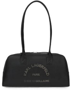 KARL LAGERFELD Sac Fourre-Tout K/Daily En Cuir - Black