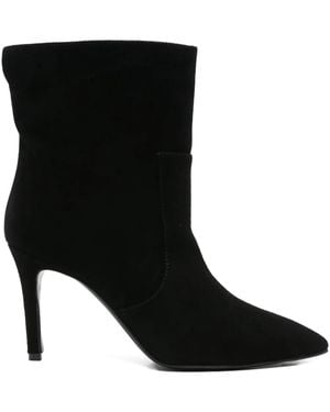 ブーツその他 Via Roma 15 Black Suede Heeled High Boot Via Roma 15 Boots for Women | Online Sale up to 74% off | Lyst