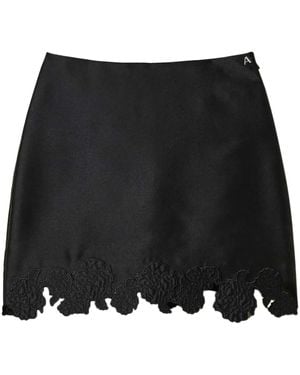 Twinset Twill Miniskirt - Black