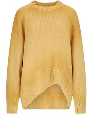 The Attico Pullover mit getöntem Saum - Gelb
