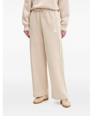 adidas Stadium 3-Stripe Track Trousers - Natural