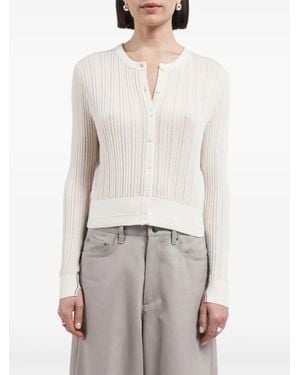 Maria McManus Cardigan Girocollo - Bianco