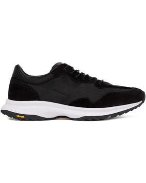 SCAROSSO Leather Sneakers - Black