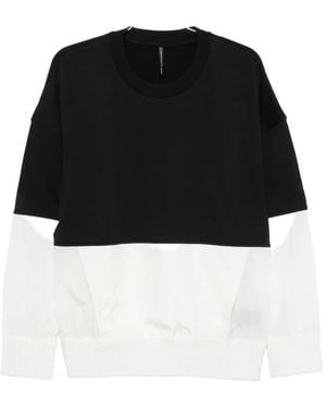Neil Barrett Sweat Bicolore - Noir