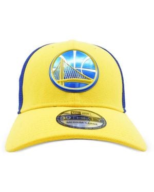 KTZ 39Thirty Golden State Warriors On The Court Stretch Fit Cap - Yellow