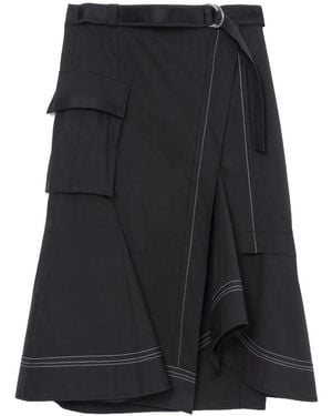 3.1 Phillip Lim コントラストライニング スカート - ブラック