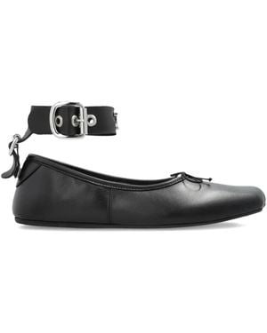 Vivienne Westwood Bardot Ballet Flats - ブラック