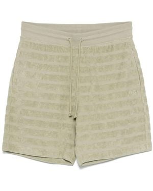 HUGO Gestreepte Shorts - Naturel