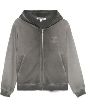 JORDANLUCA Felpa Con Cappuccio Absorber - Grigio