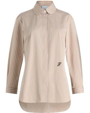 Patou Striped Poplin Shirt - Natural