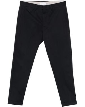 Low Brand Turn-Up Cuff Trousers - Black
