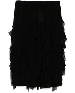 Comme des Garçons Asymmetrische Rok - Zwart