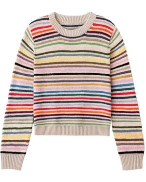 Suzie Kondi Gestreifter Pullover - Rot