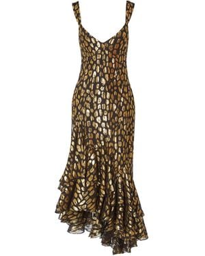 Temperley London Kyra Midi Dress - Natural