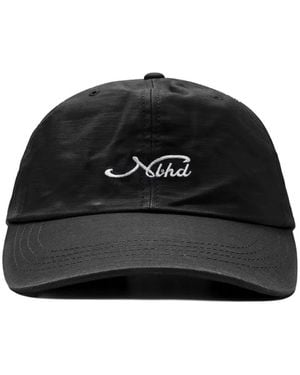 Neighborhood Logo-Embroidered Cap - Black