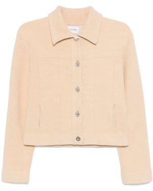 Barrie Suede-Effect Jacket - Natural