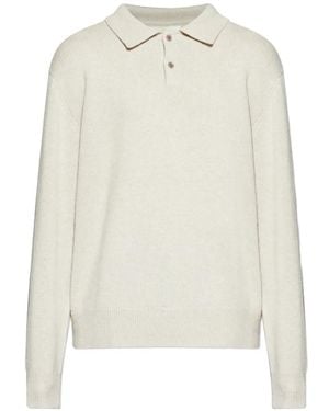 Lisa Yang Buttoned Polo Shirt - White