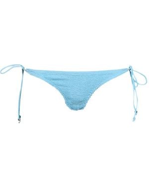 Bondeye Beaded Tie-Side Bikini Bottoms - Blue