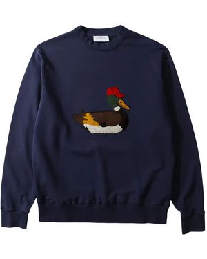 Dean Edmonds Embroidered Sweatshirt - Blue