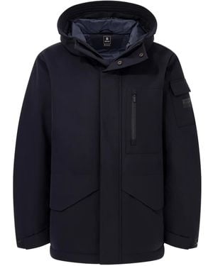 BOGGI Hooded Padded Parka - Blue