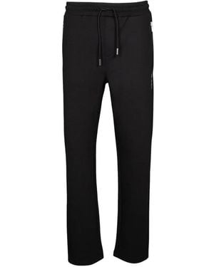 KARL LAGERFELD Logo-Plaque Track Pants - Black