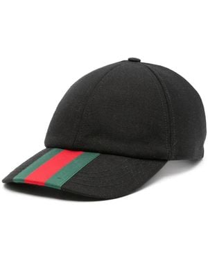 Gucci キャンバスキャップ - ブラック