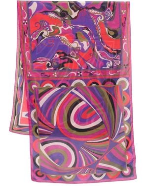 PUCCI Pareo con varios estampados - Rosa